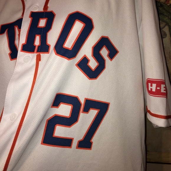 XL Houston Astros Jersey Jose Altuve 27 Shirt Unisex - Picture 7 of 16